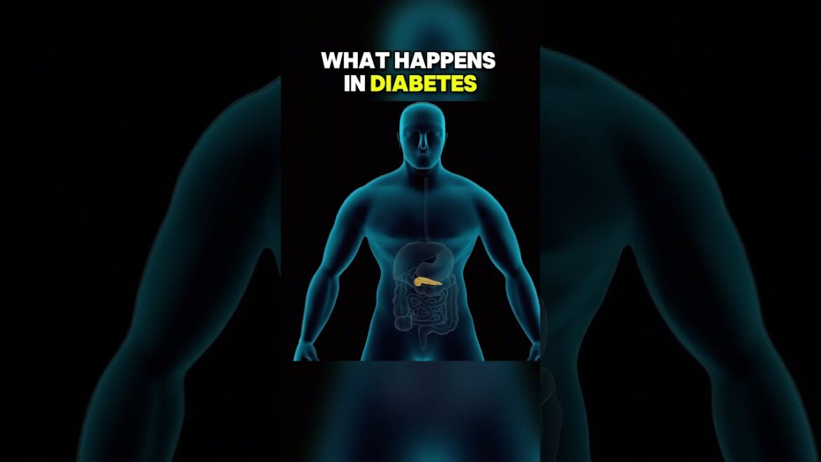 How diabetes develops (what happens in diabetes) #diabetes