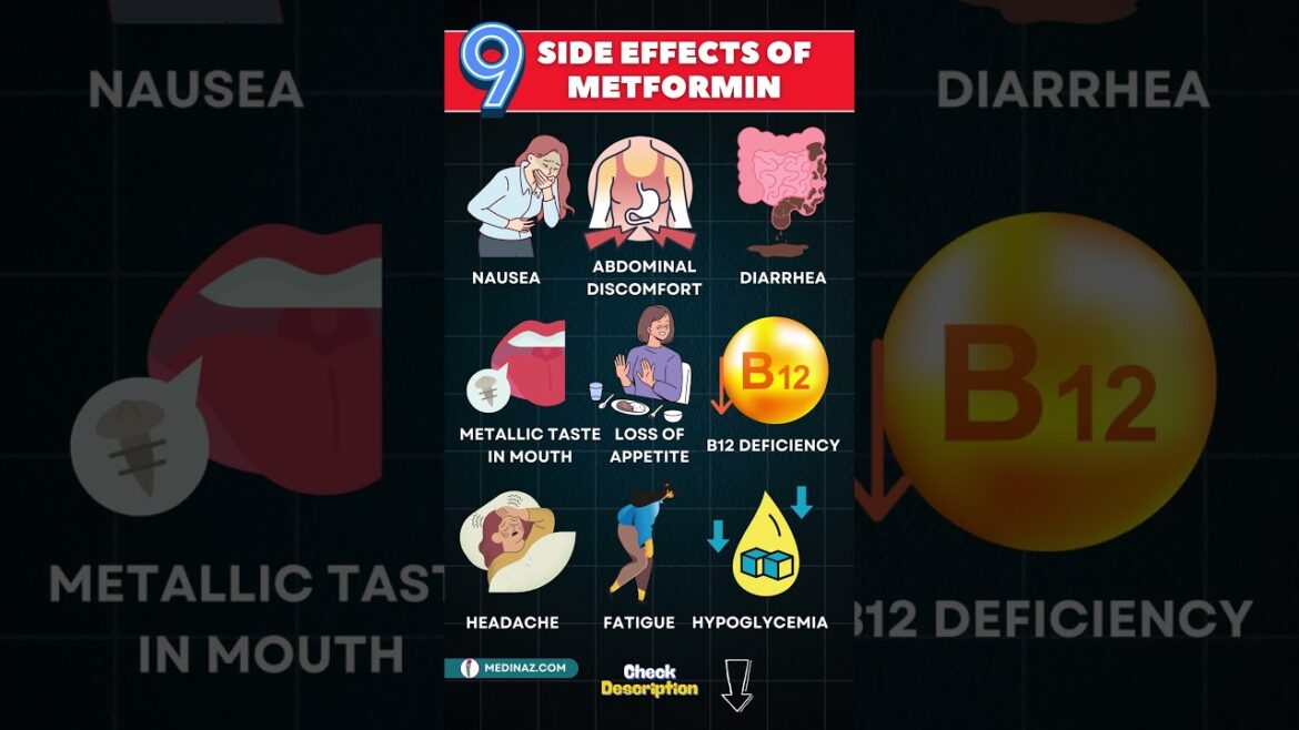 Taking metformin? watch out for these 10 side effects