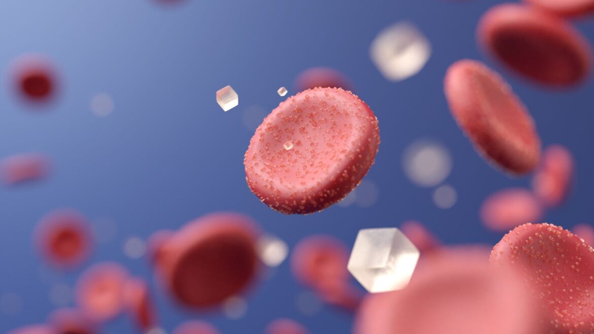 Blood sugar and diabetes concept.