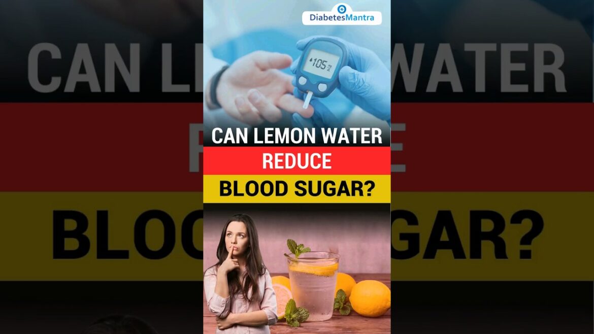 Can lemon water reduce blood sugar? #shorts #diabetes #diabetesawareness #lemon