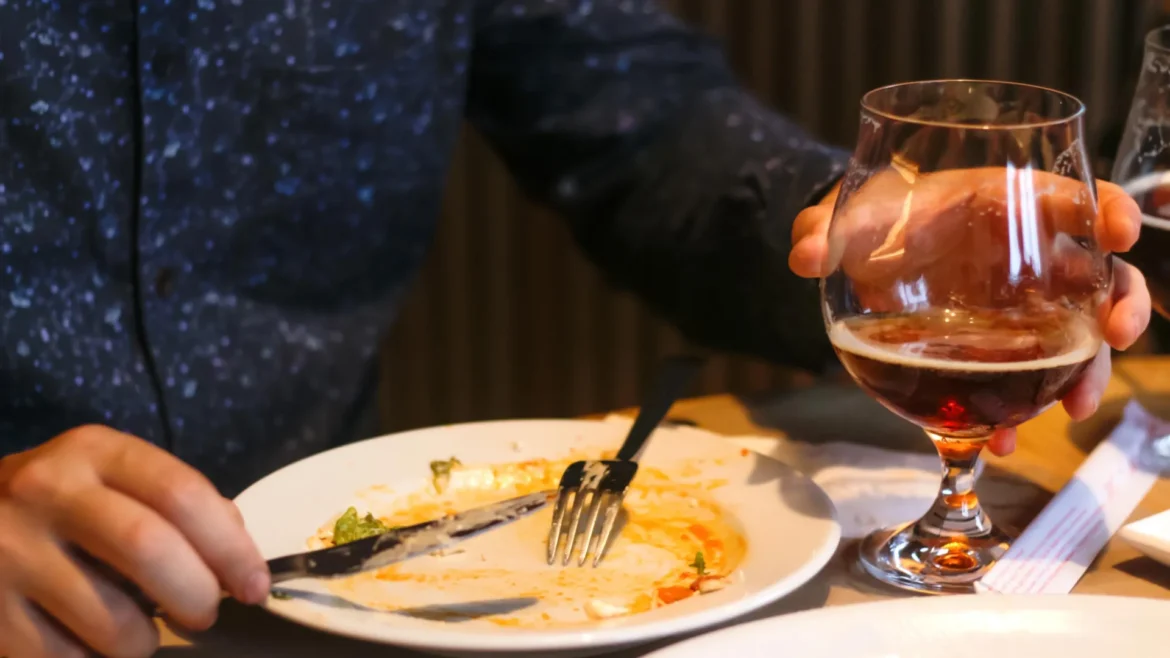 Finished with dinner