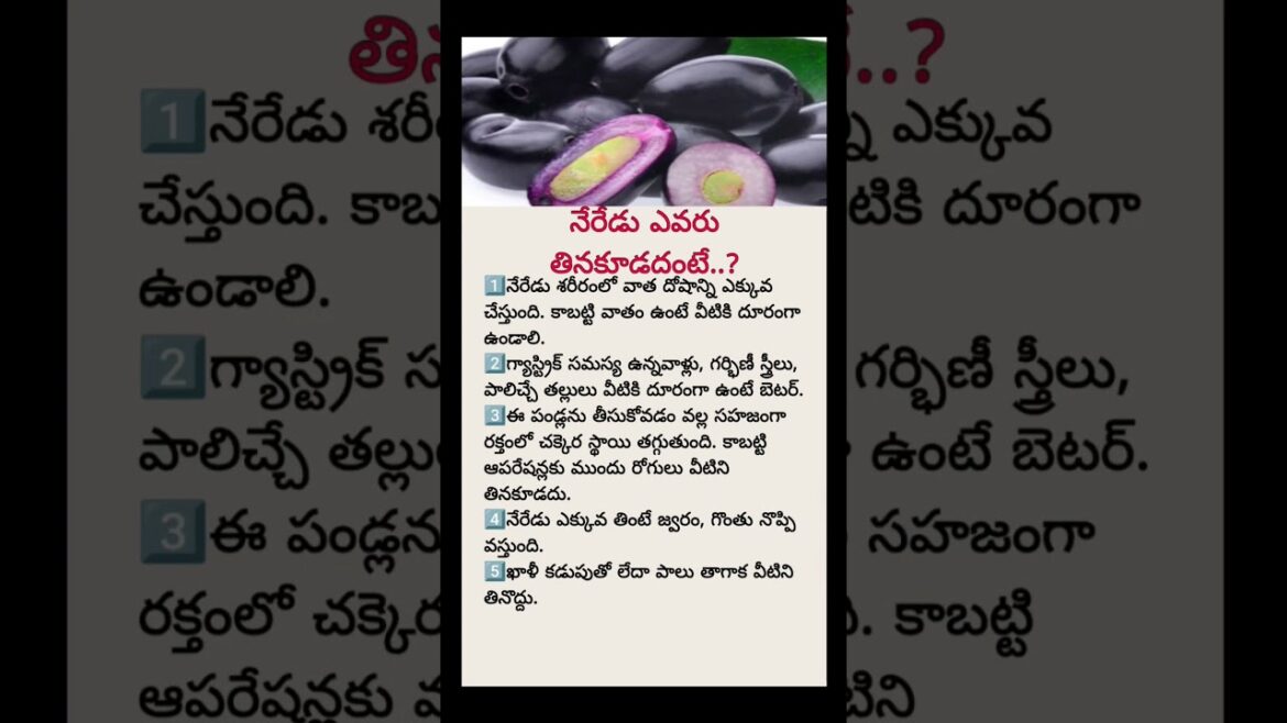 Amazing Health Benefits of Jamun Fruit | Control Diabetes Naturally