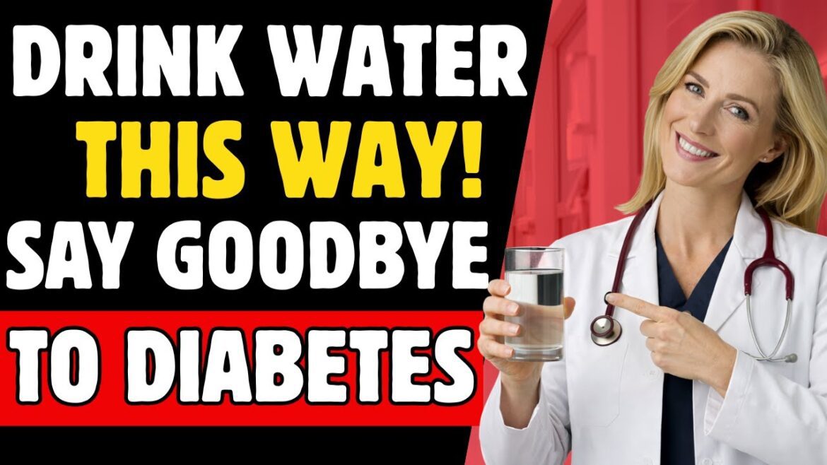 How SENIORS Should Drink Water to Lower Blood Sugar and