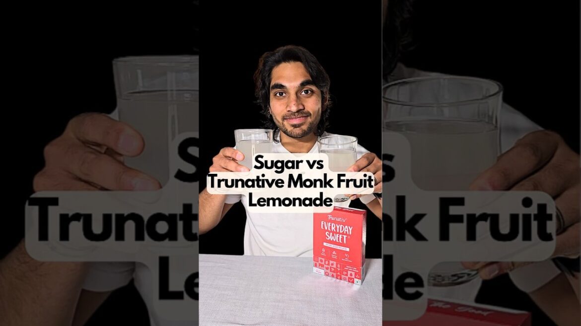 Monk fruit vs Sugar Shikanji & Glucose Spike #MonkFruit #GlucoseSpike