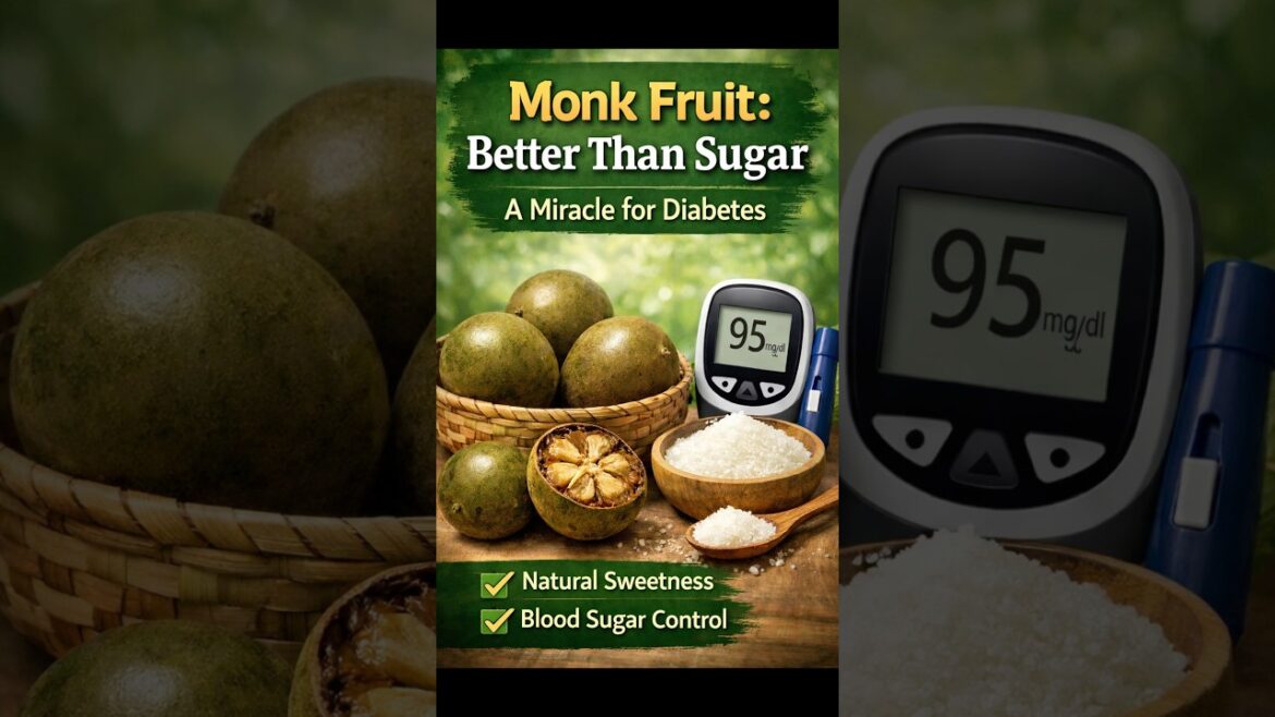 Monk Fruit: The Best Sugar Substitute for Diabetics! #trending #diabetes