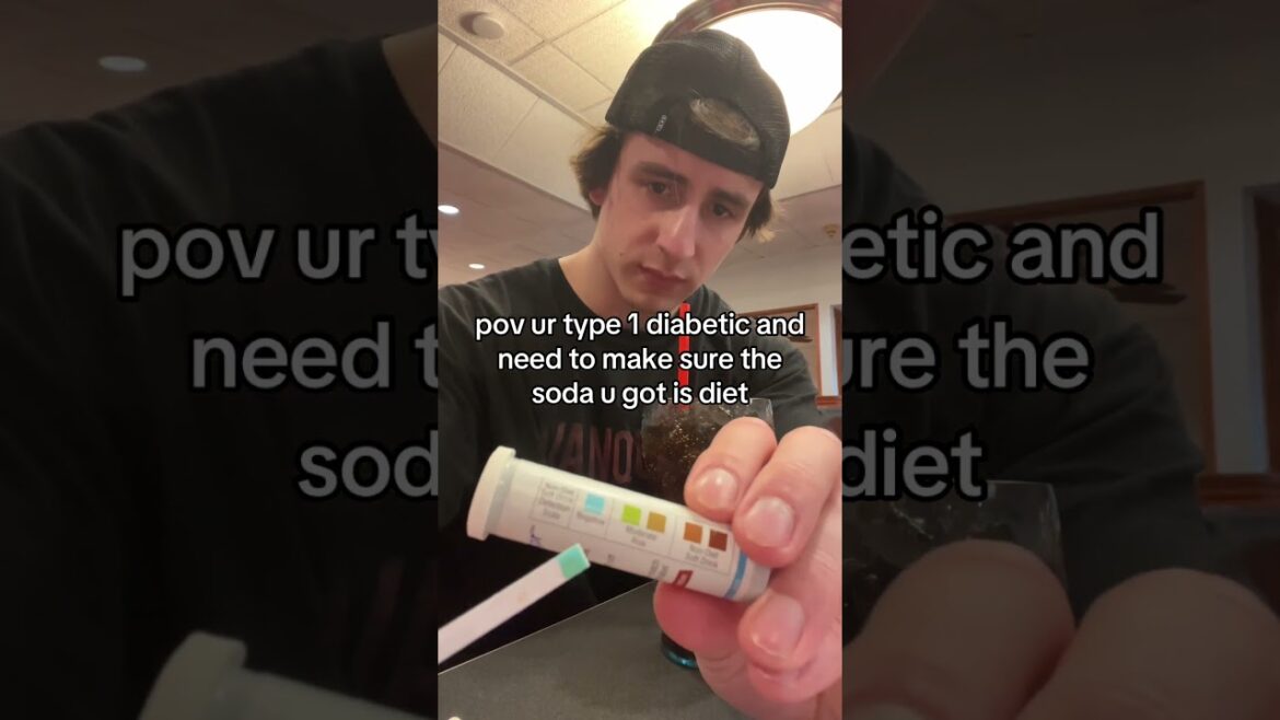 POV ur diabetic and need to make sure ur soda