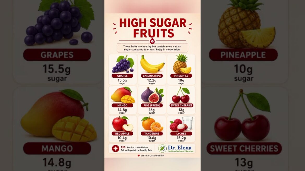 High sugar fruits you should limit (especially if you have