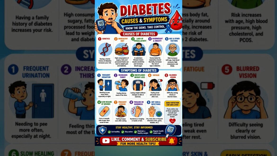 What Causes Diabetes? Symptoms, Risks & Prevention Tips?