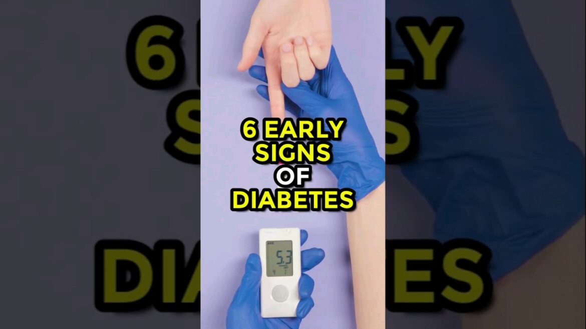 6 Early Signs Of Diabetes #diabetes #ytshorts