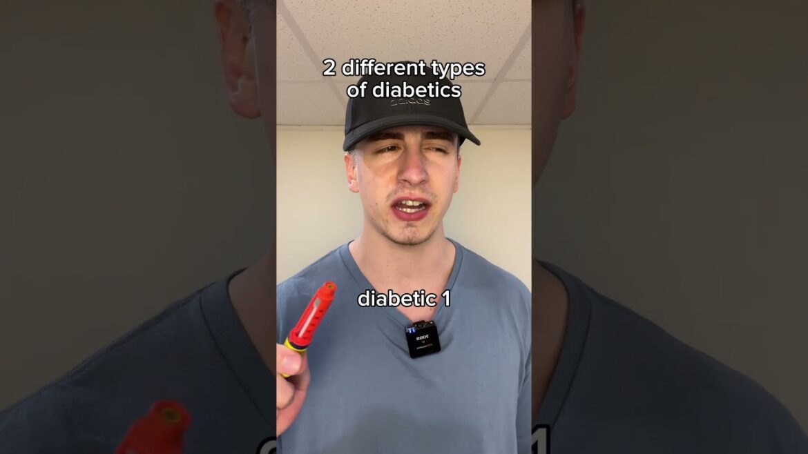 The 2 different types of diabetics #diabetes